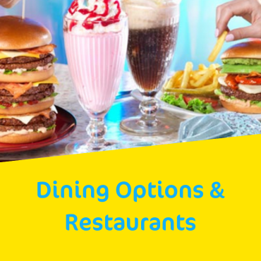 Disney Village® has a wide range of restaurants available